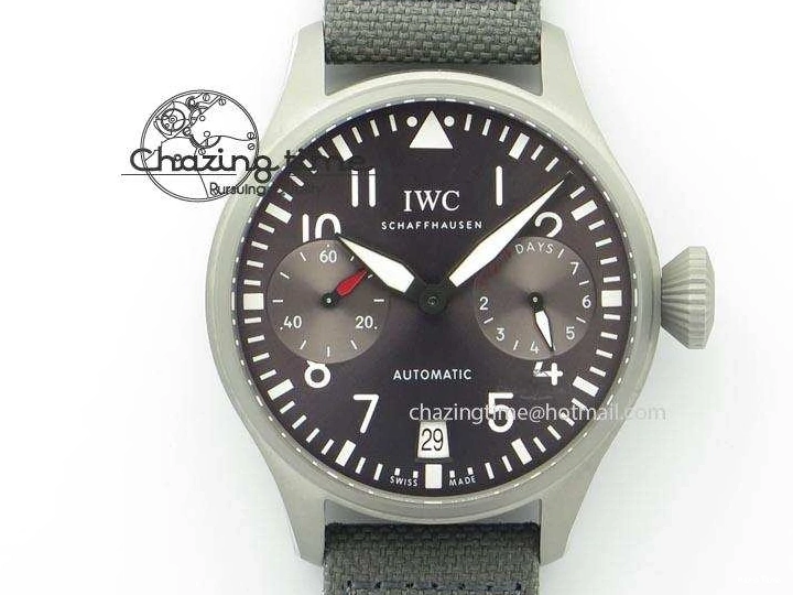 MIROTIME 0329 SunProtective Big Pilot Real PR IW500910 “Patrouille Suisse” ZF 1:1 Best Edition On Gray Nylon Strap 7278